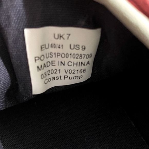 JOULES Coast Pump Faux Leather Trainers Women's Sneakers Size  9 - Picture 16 of 16